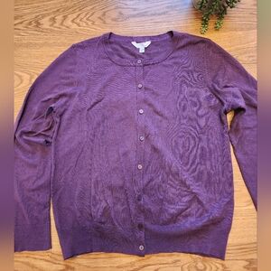 Dark purple cardigan